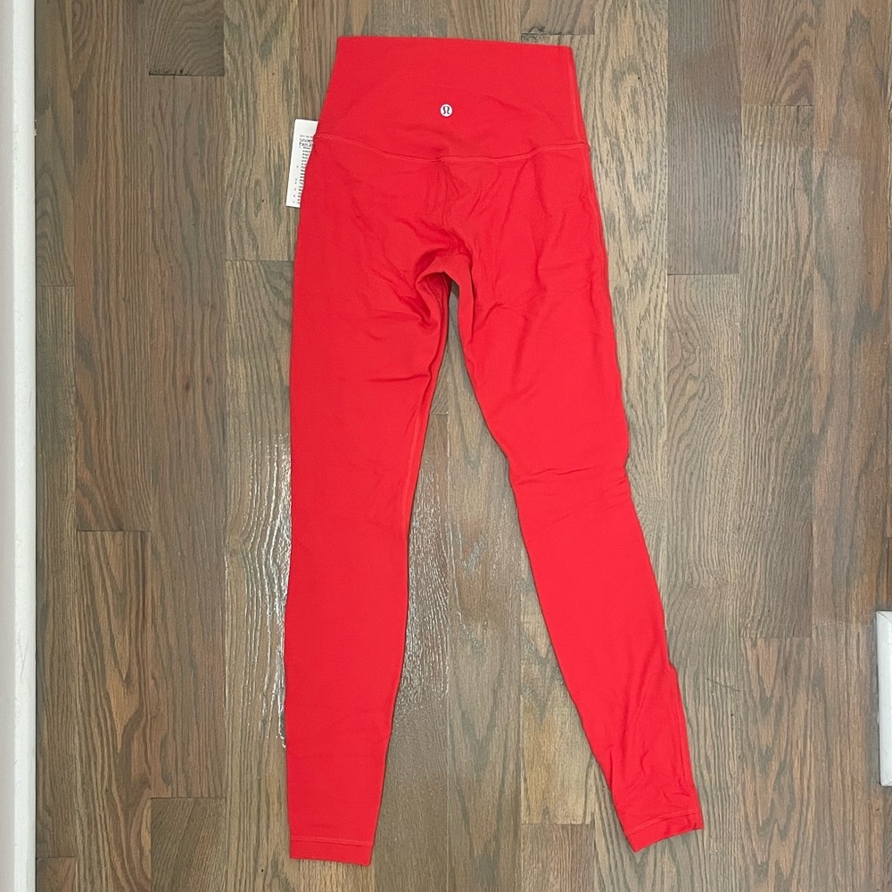 NWT Align high rise legging 28” inseam in carnation red